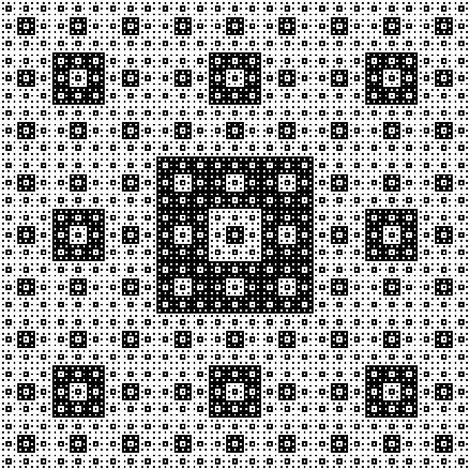 Carré de Sierpinski